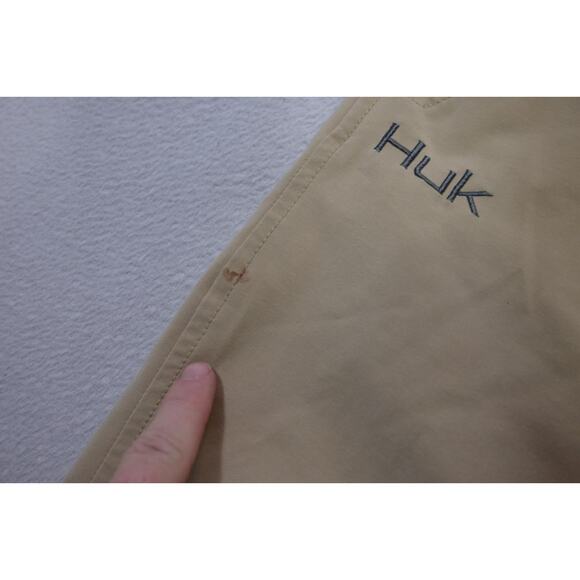 HUK Cargo Fishing Board Shorts Athletic Stretch Camp Athletic Mens Size XL - Picture 4 of 9